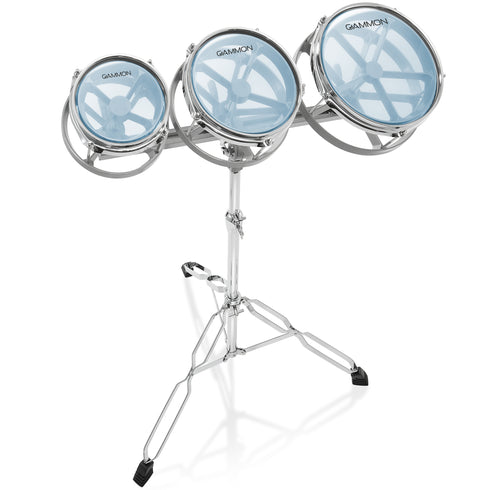 Roto Tom Drum Set - 6-in - 8-in - 10-in Toms - Double Braced Stand